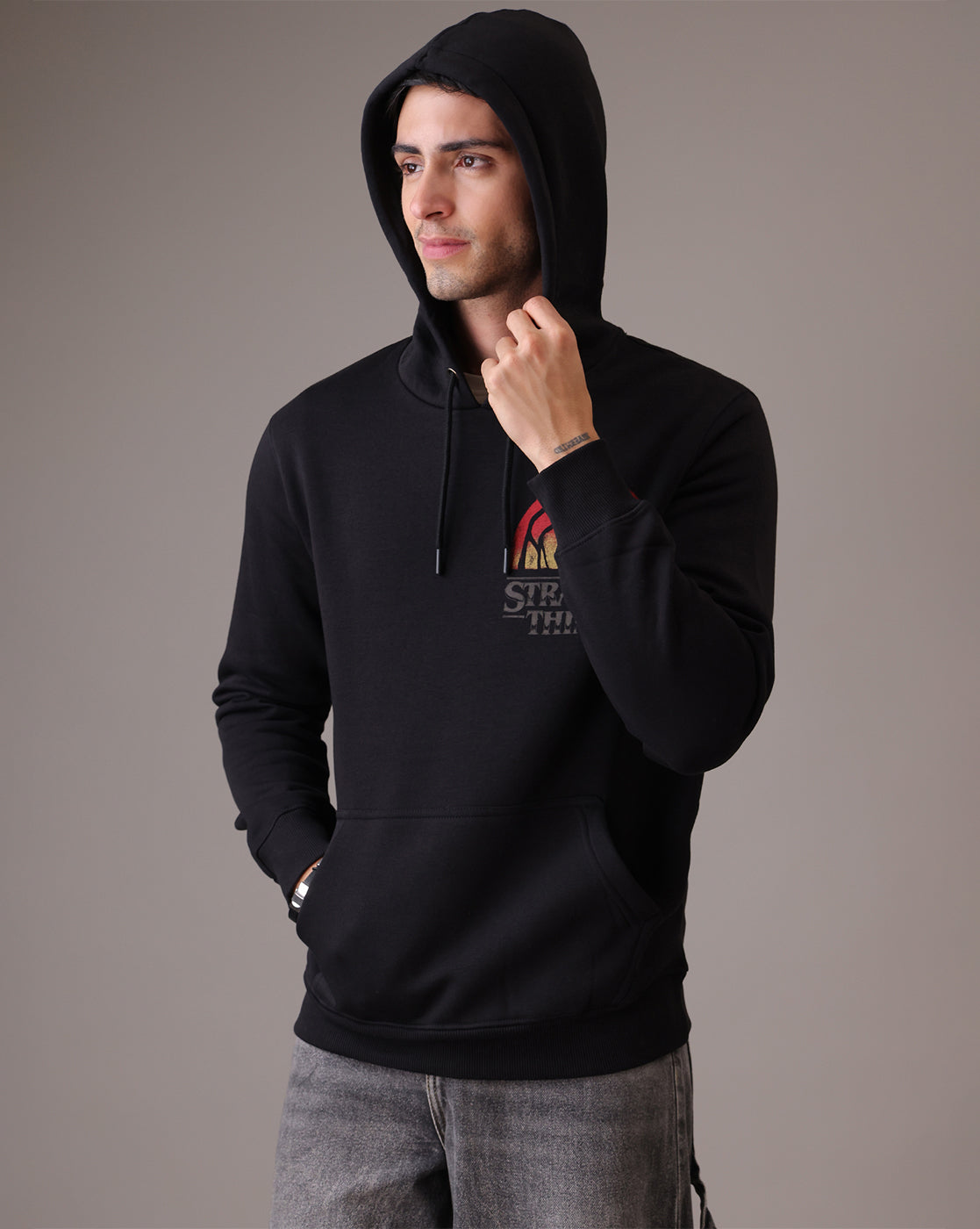 Stranger Things Regular Fit Hoodie Men