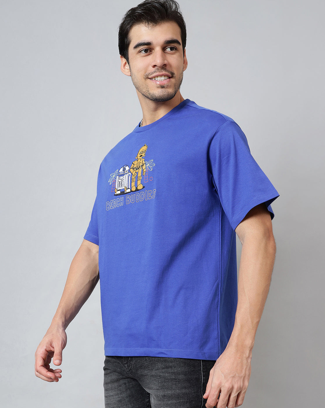 Star Wars Printed Oversized Tshirt For Men