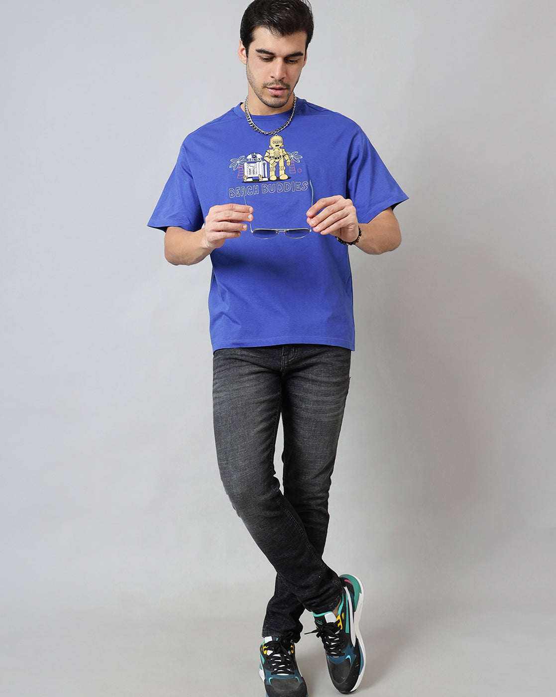 Star Wars Printed Oversized Tshirt For Men