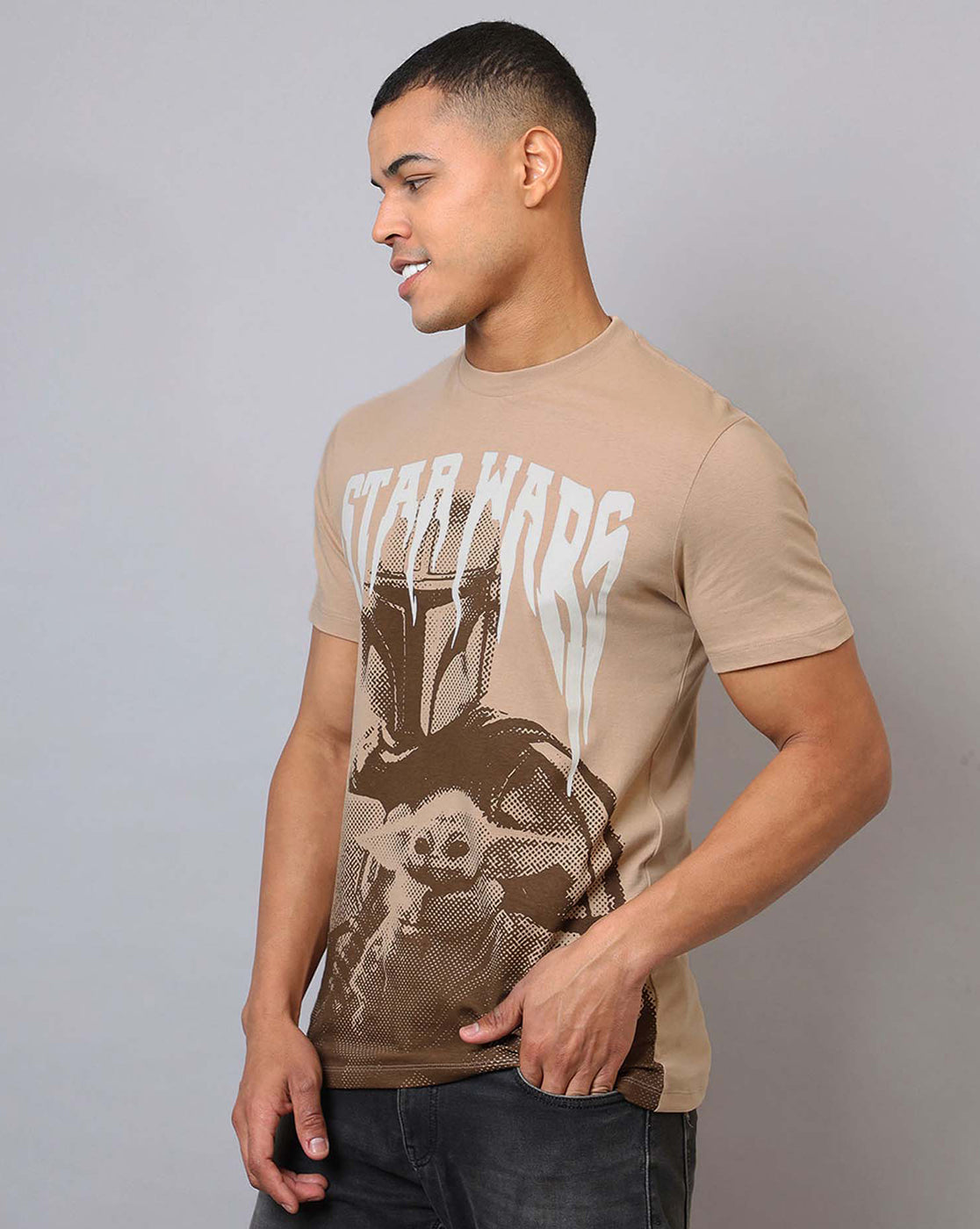 Star Wars Printed Regular Fit Tshirt For Men