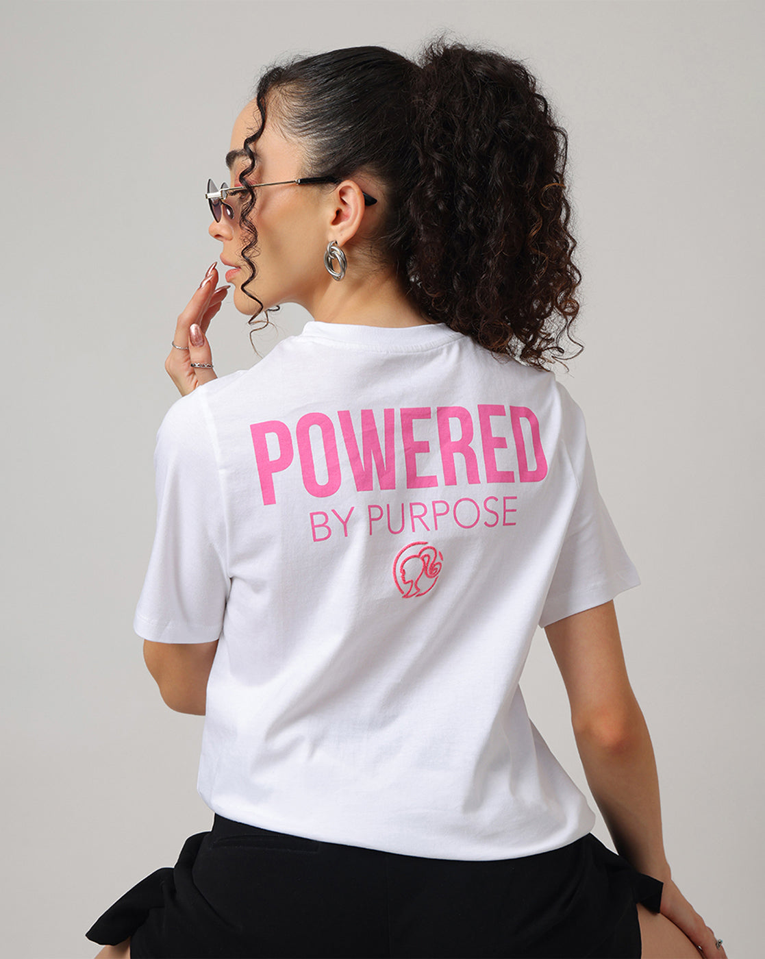 Barbie Powered By Purpose Oversized Tshirt