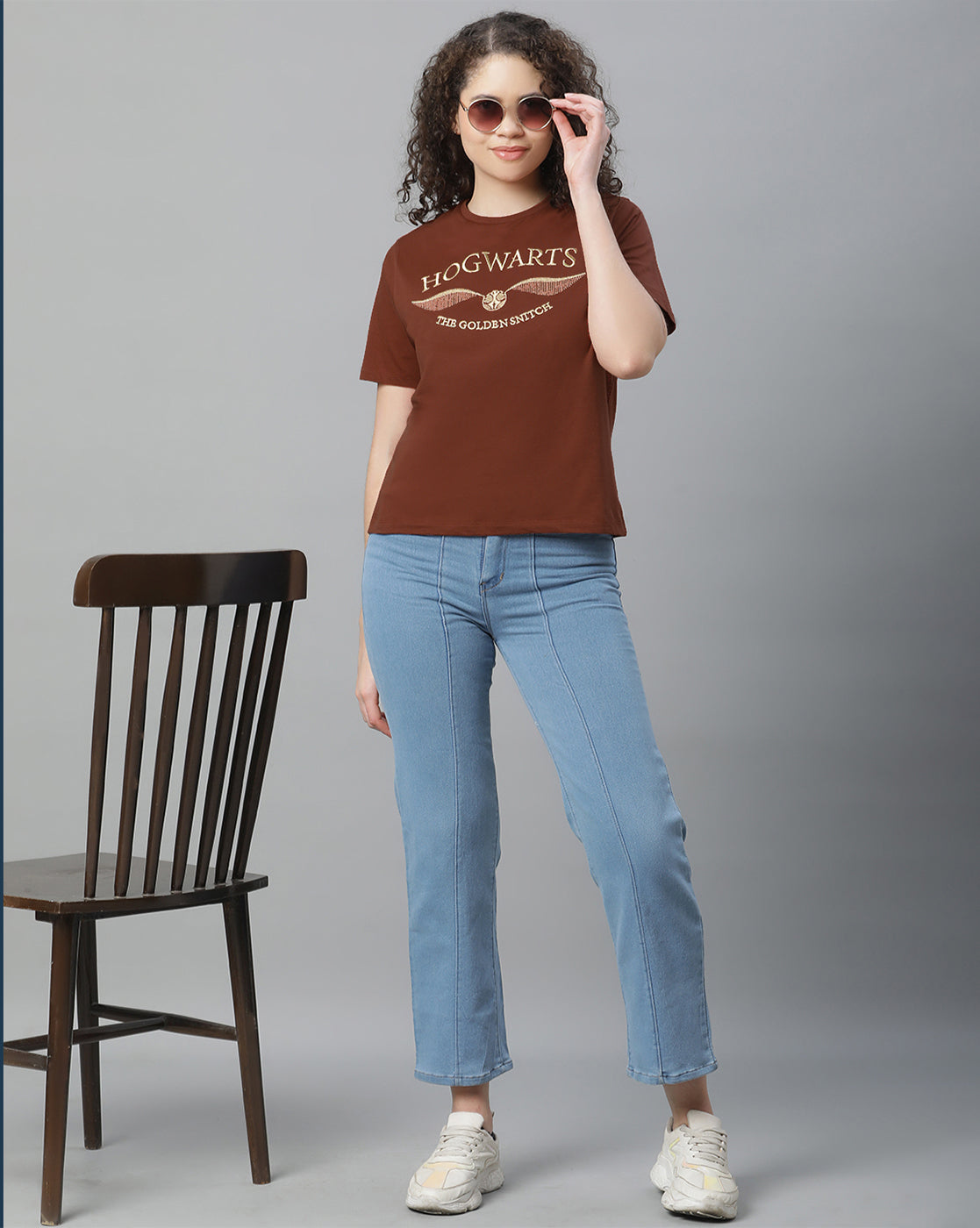 Harry Potter Printed Regular Fit Tshirt For Women