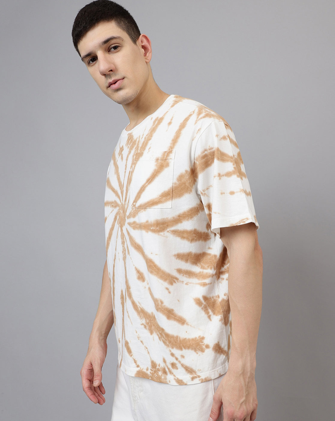 Tie Die Printed Oversize Tshirt For Men