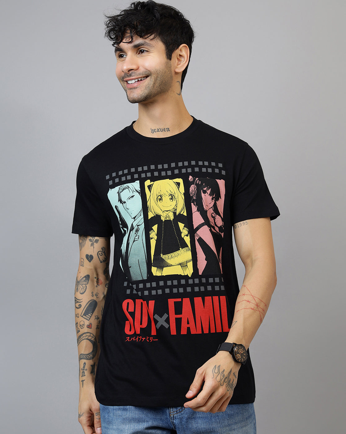 Spy X Family Printed Regular Fit Tshirt For Men