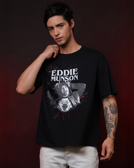 Stranger Things Eddie Munson Oversized Tshirt Unisex