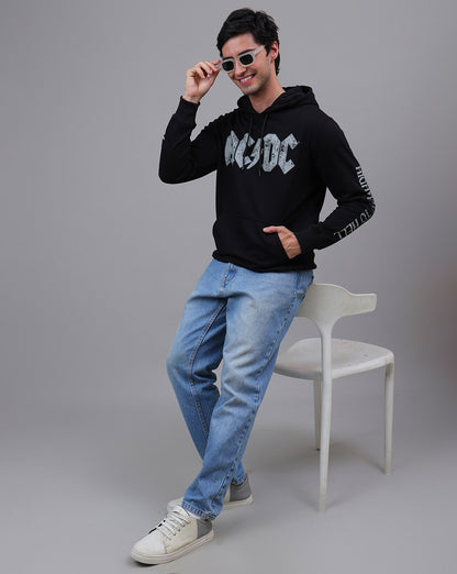 AC/DC Highway To Hell Regular Fit Black Hoodie Men