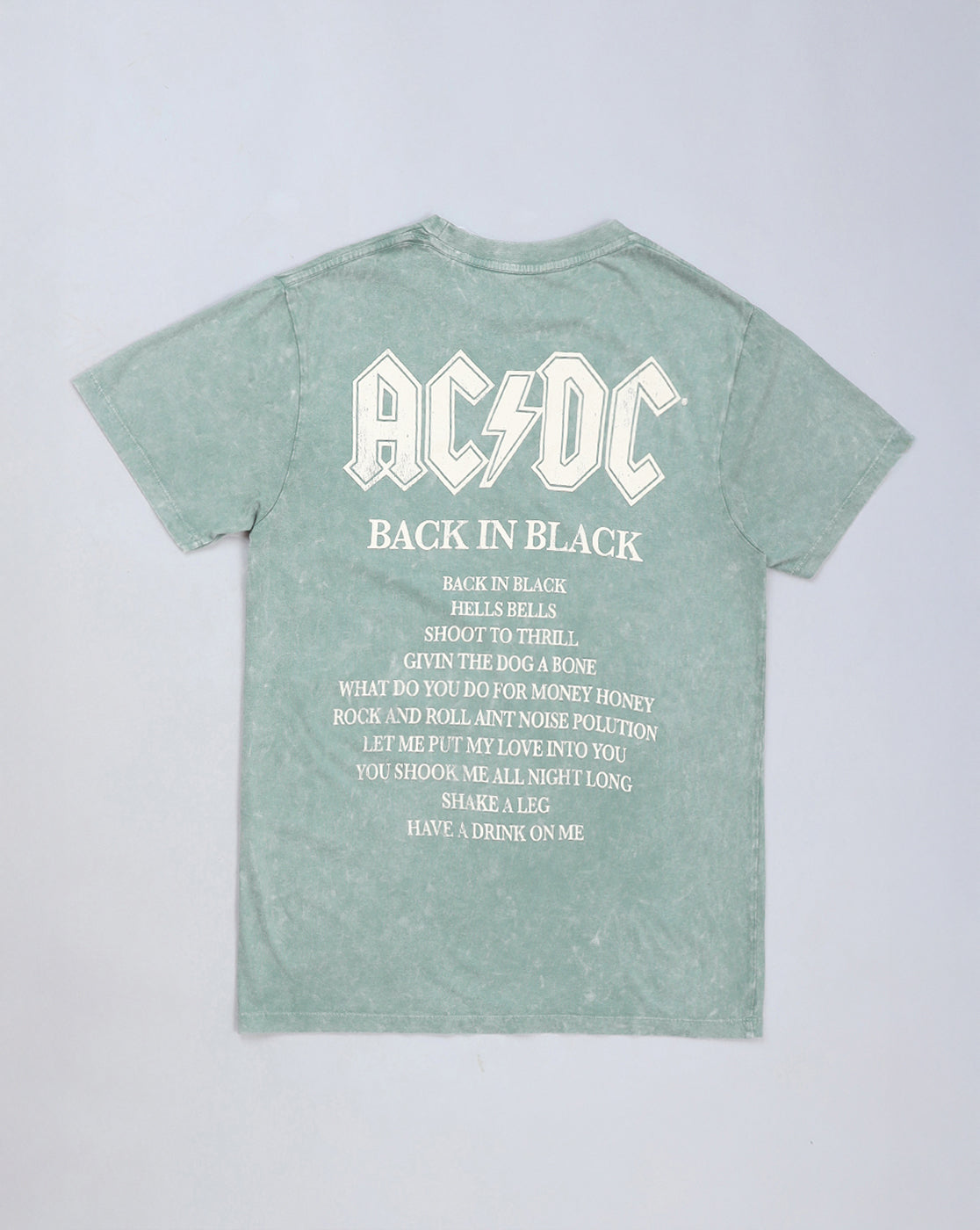 ACDC Printed Regular Fit Tshirt For Men