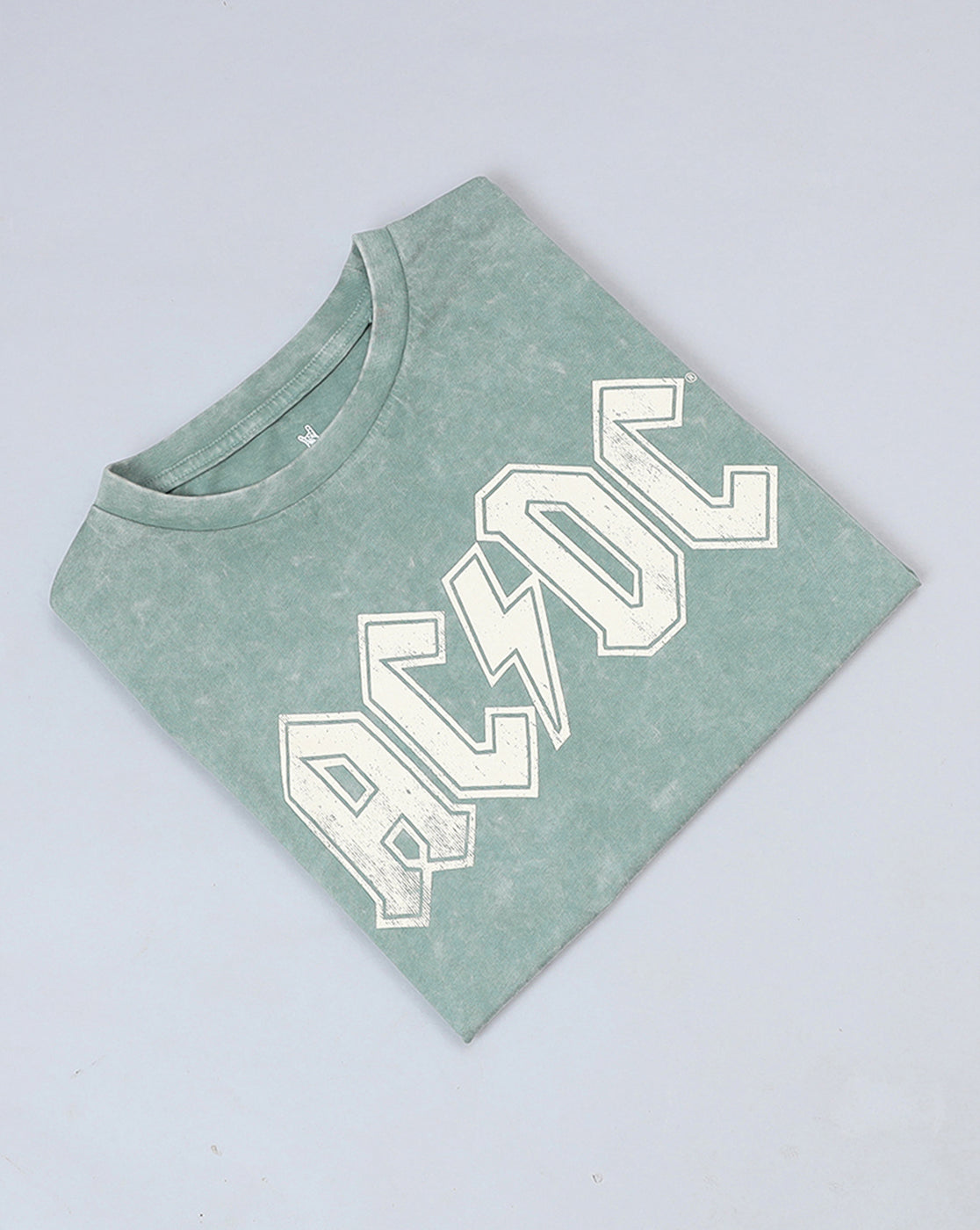ACDC Printed Regular Fit Tshirt For Men
