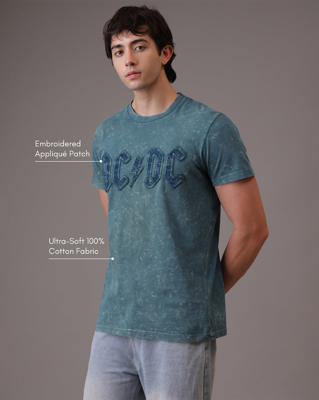 AC/DC  Regular Fit Tshirt  Men