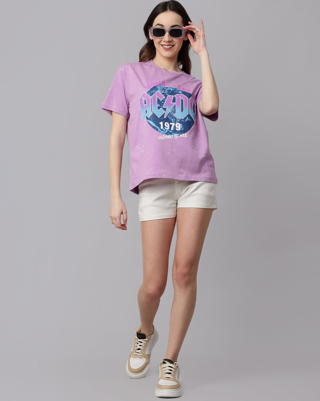 AC/DC Oversized Tshirt Women