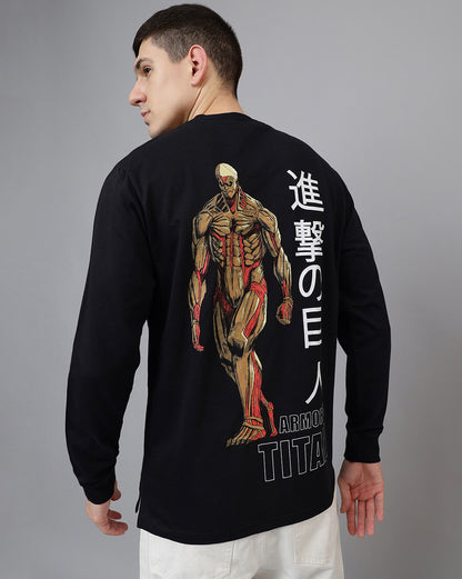 Attack On Titan Colossal Titan Full Sleeve Tshirt Men