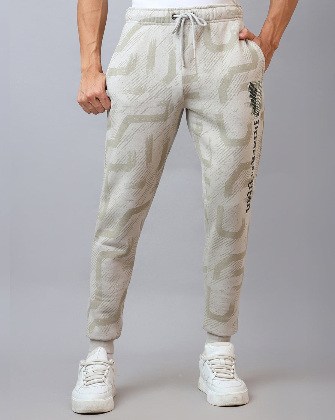 Attack On Titan Printed Regular Fit Jogger For Men