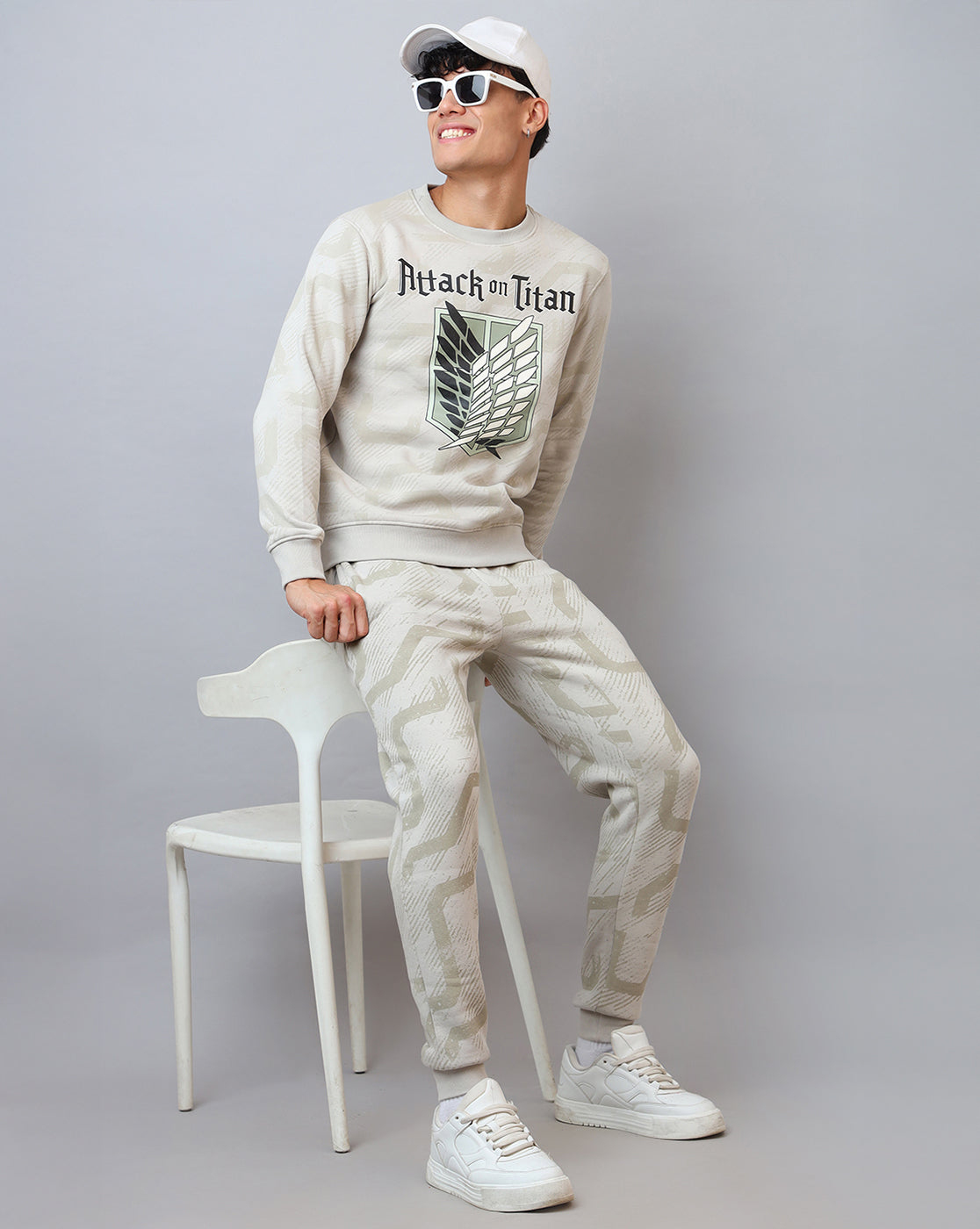 Attack On Titan Printed Regular Fit Jogger For Men