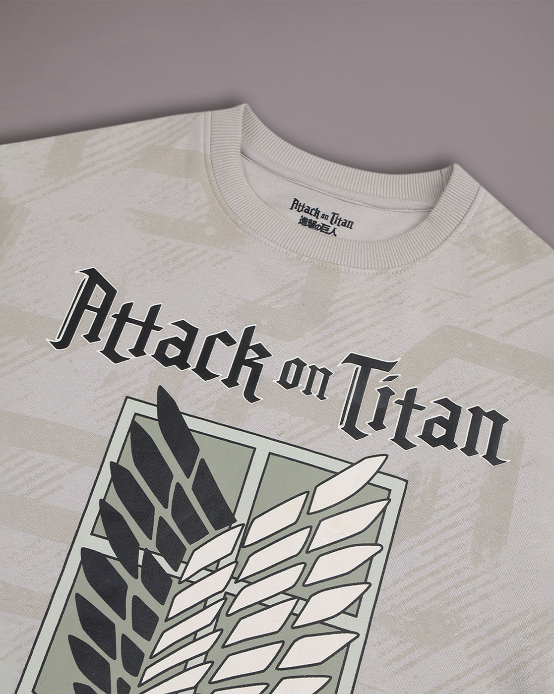 Attack On Titan Regular Fit Sweatshirt  Men
