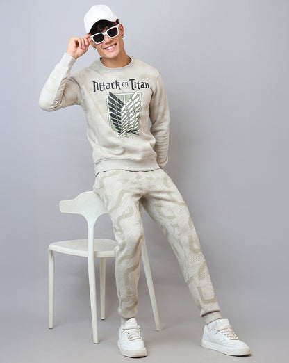 Attack On Titan Regular Fit Sweatshirt  Men