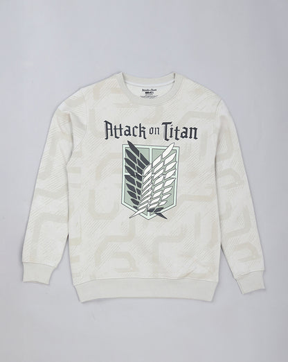 Attack On Titan Regular Fit Sweatshirt  Men