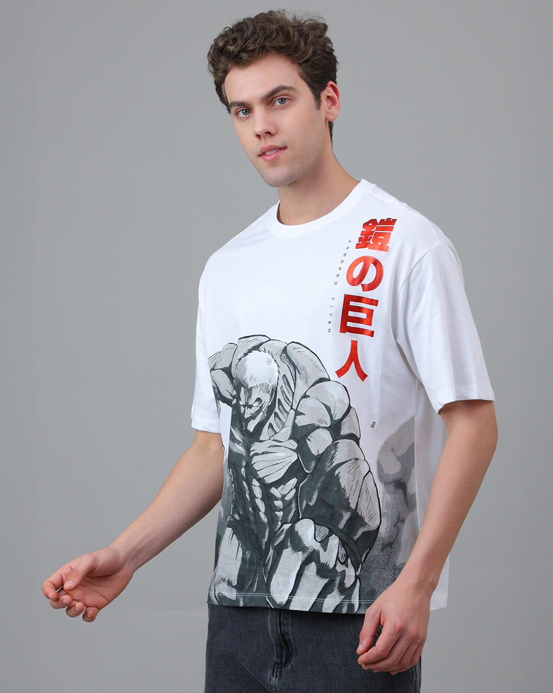 Attack On Titan Printed Oversized Tshirt For Men