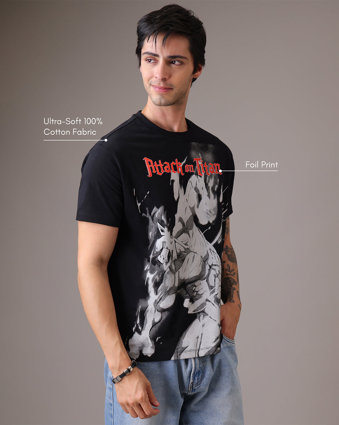 Attack On Titan Oversized Tshirt  Men