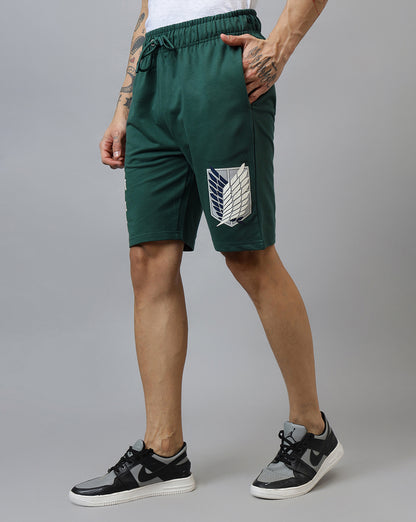 Attack On Titans Survey Corps Wings of Freedom Regular Fit Shorts  Men