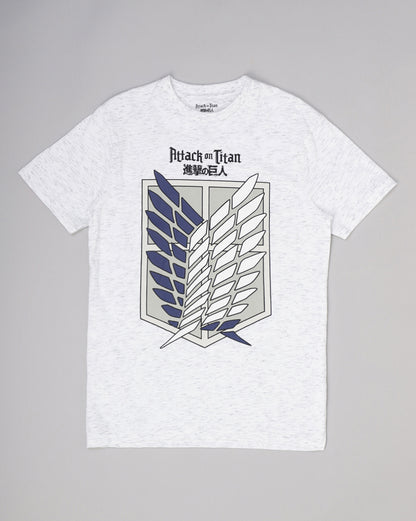 Attack On Titan Survey Corps Wings of Freedom Symbol Regular Fit Tshirt Men