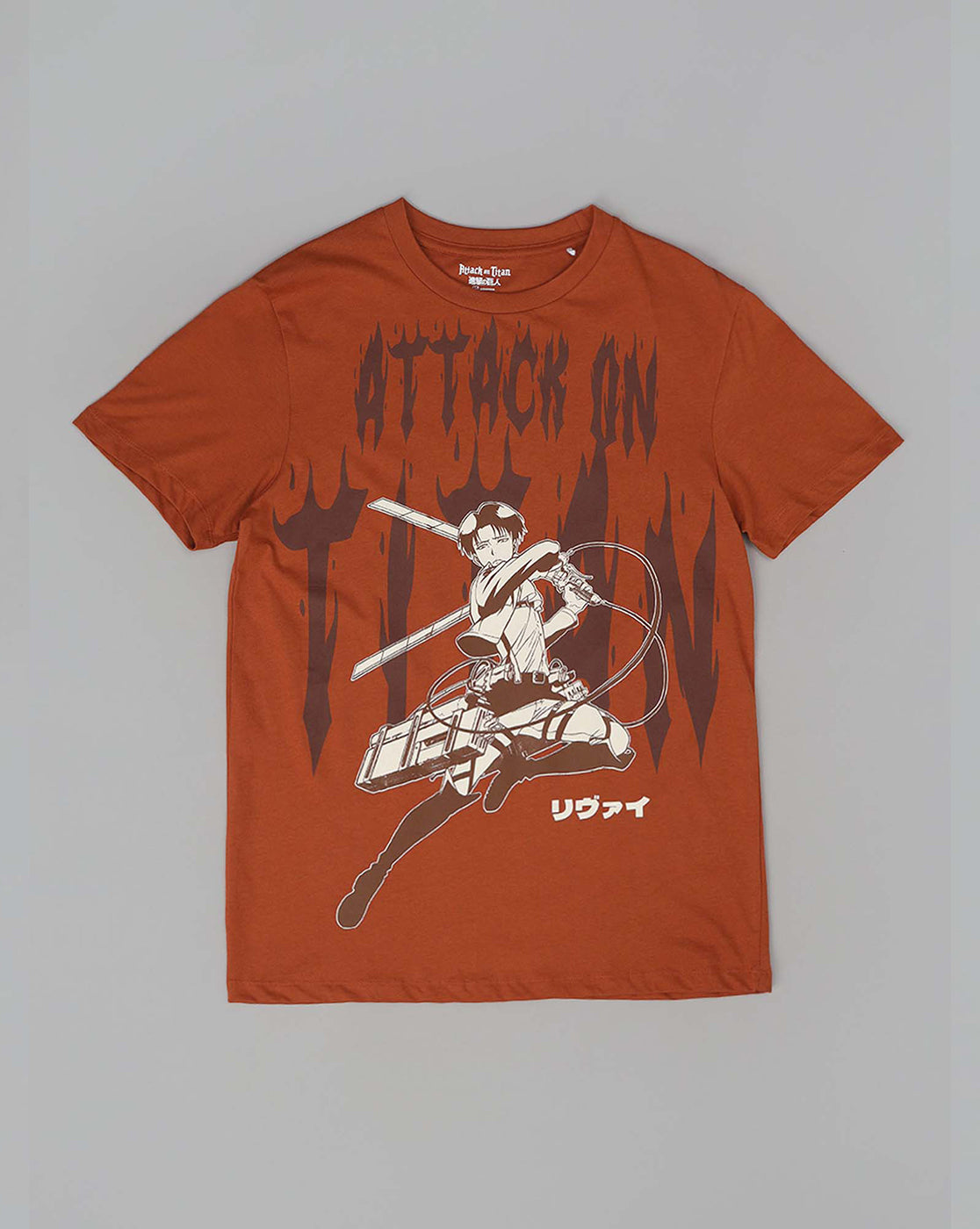 Attack On Titan Captain Levi Regular Fit Tshirt Men