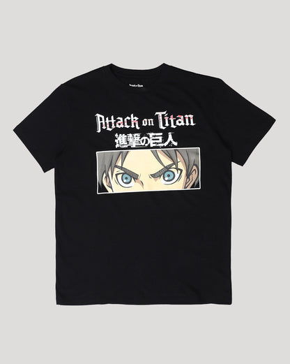 Attack On Titan Black Tshirt Men