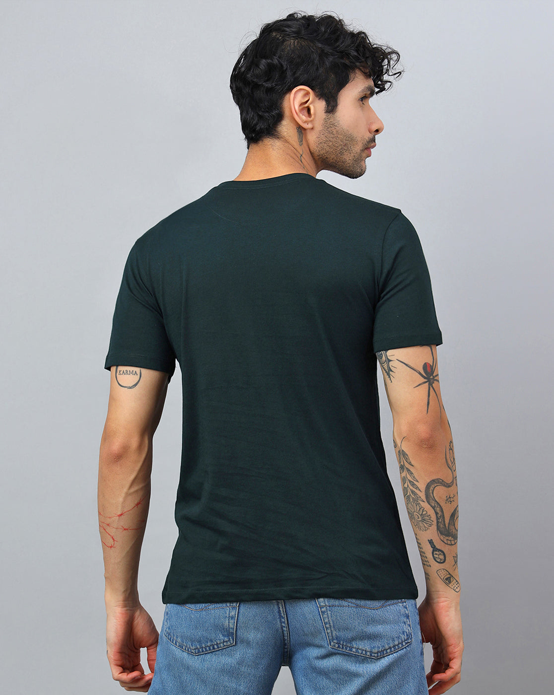 Black Panther Printed Regular Fit Tshirt For Men