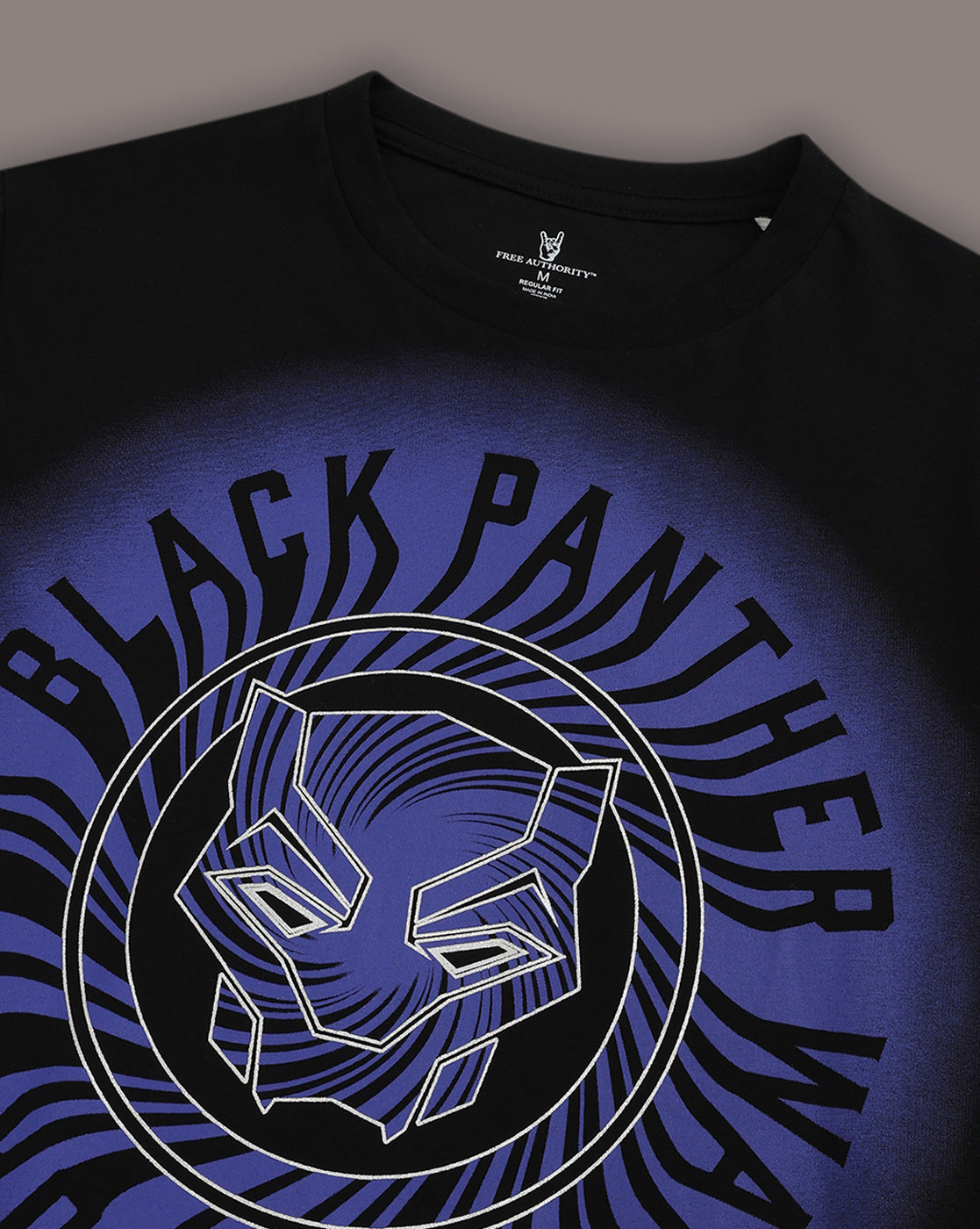 Black Panther Regular Fit Tshirt Men