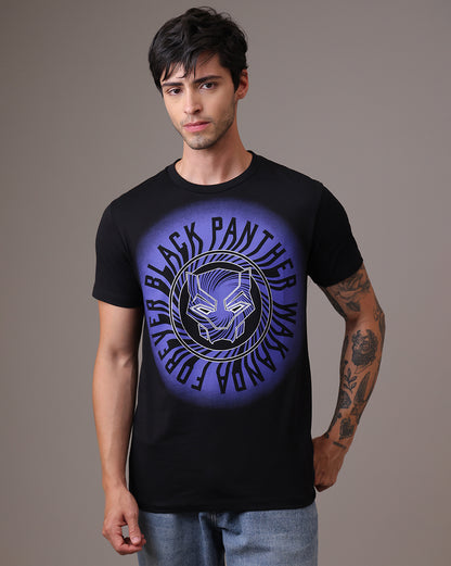 Black Panther Regular Fit Tshirt Men