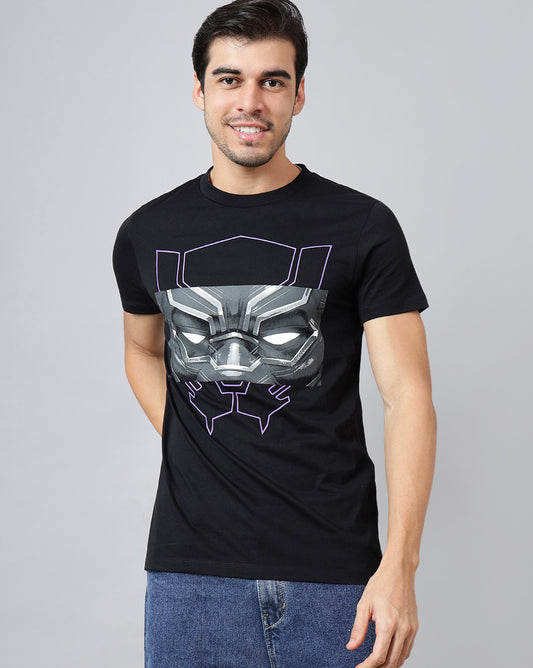 Black Panther Regular Fit Tshirt Men