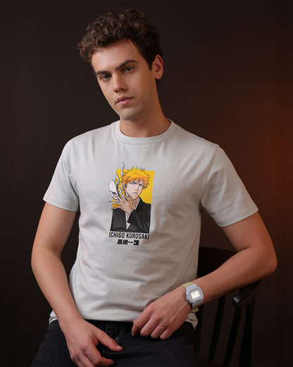 Bleach Ichigo Kurosaki Regular Fit Tshirt  Men