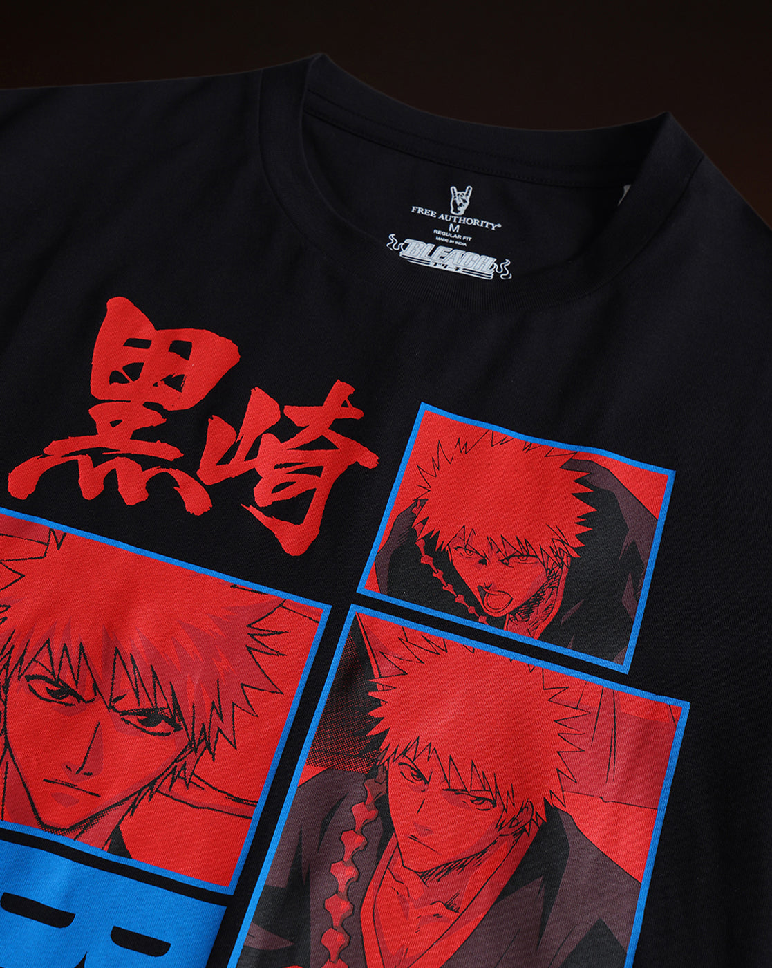 Bleach Ichigo Kurosaki Printed  Regular Fit Tshirt For Men