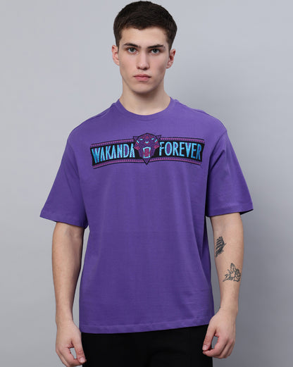Black Panther Wakanda ever Oversized Tshirt Men