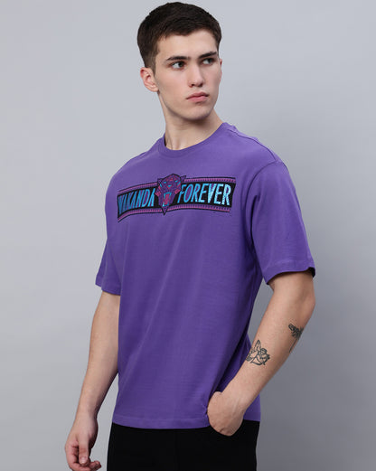 Black Panther Wakanda ever Oversized Tshirt Men