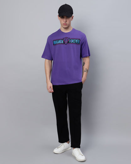 Black Panther Wakanda ever Oversized Tshirt Men