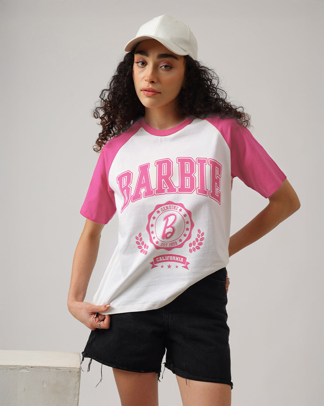 Barbie Regular Fit Raglan Tshirt Women