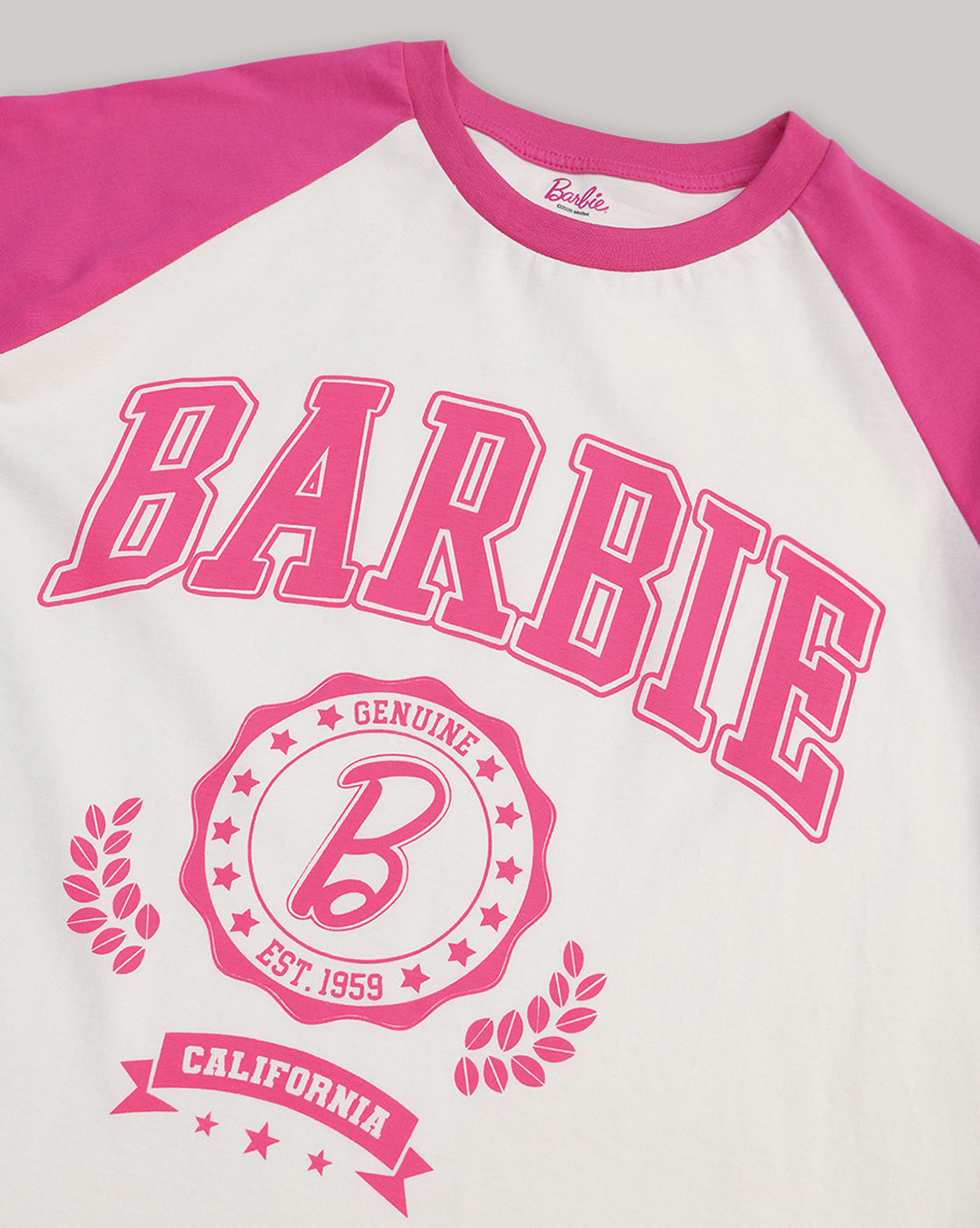 Barbie Regular Fit Raglan Tshirt Women