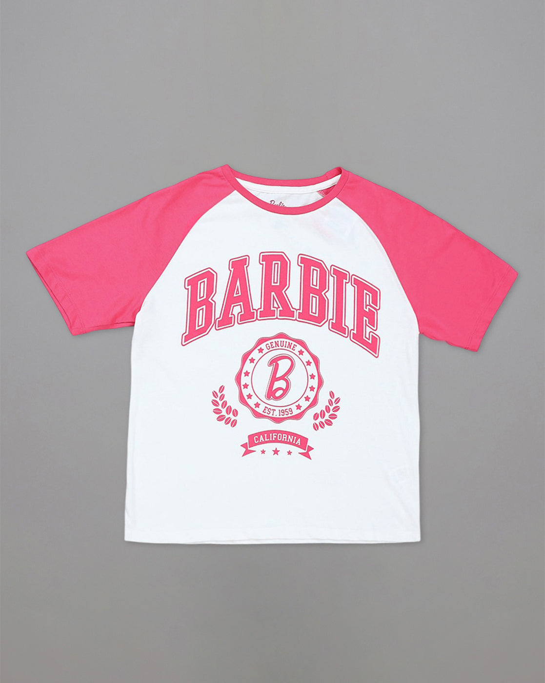 Barbie Printed Regular Fit Tshirt For Women