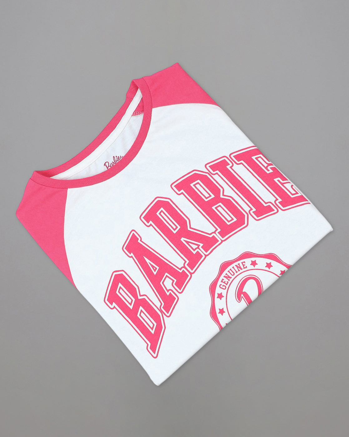 Barbie Printed Regular Fit Tshirt For Women