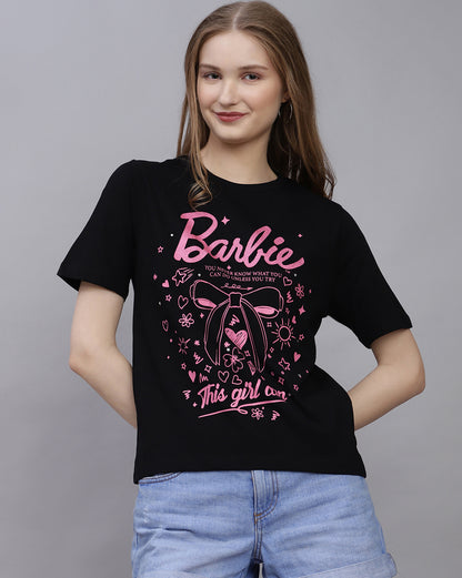 Barbie  Regular Fit Tshirt  Women