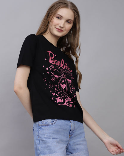 Barbie  Regular Fit Tshirt  Women
