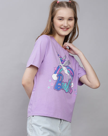 Barbie  Regular Fit Tshirt  Women