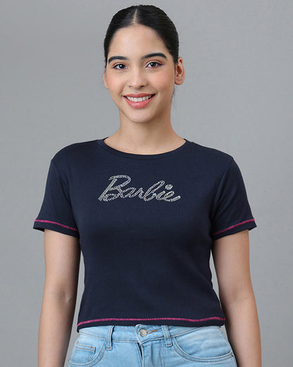 Barbie Rhinestones Baby Tee