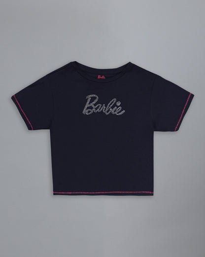 Barbie Rhinestones Baby Tee