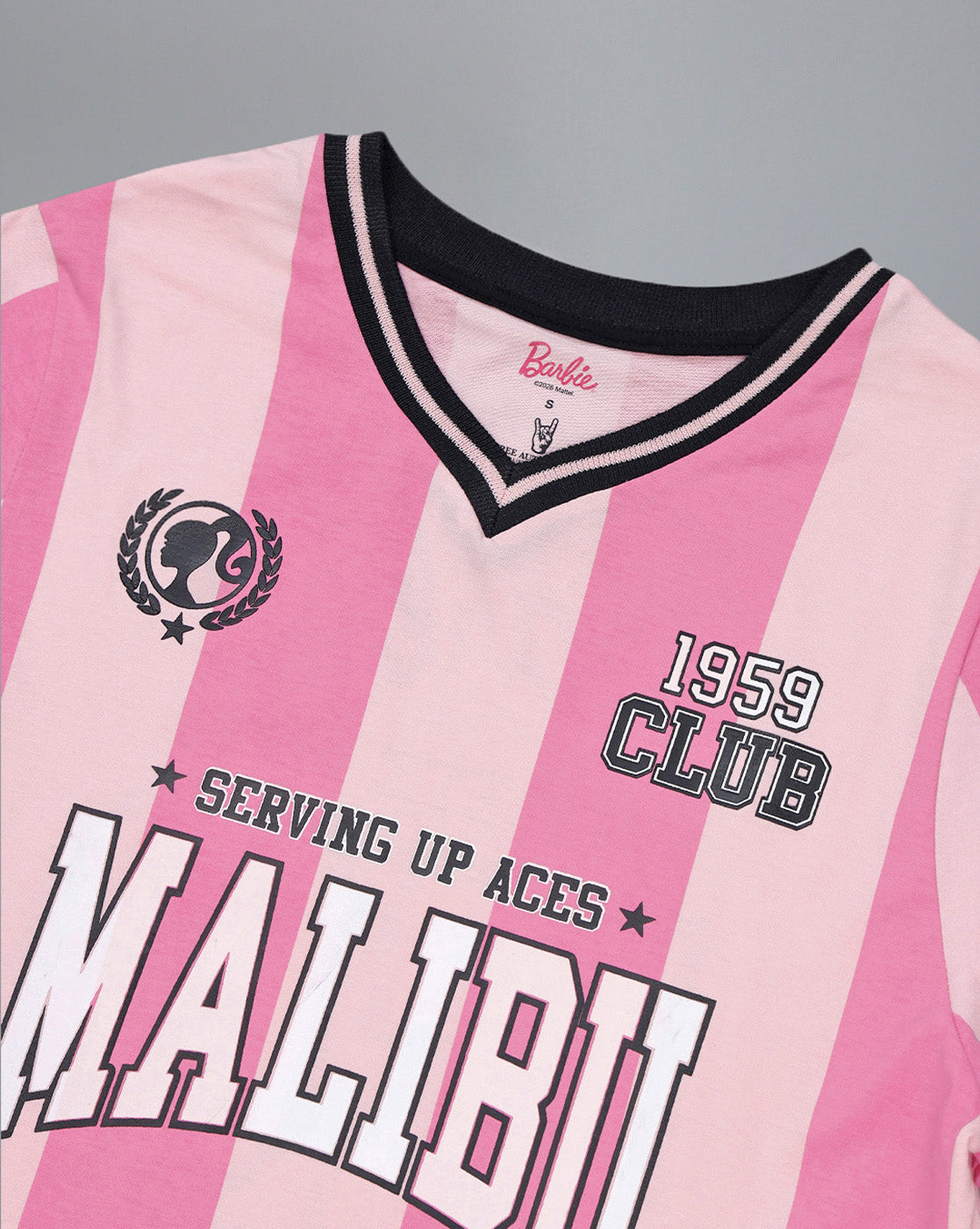 Barbie Printed Regular Fit Tshirt For Women