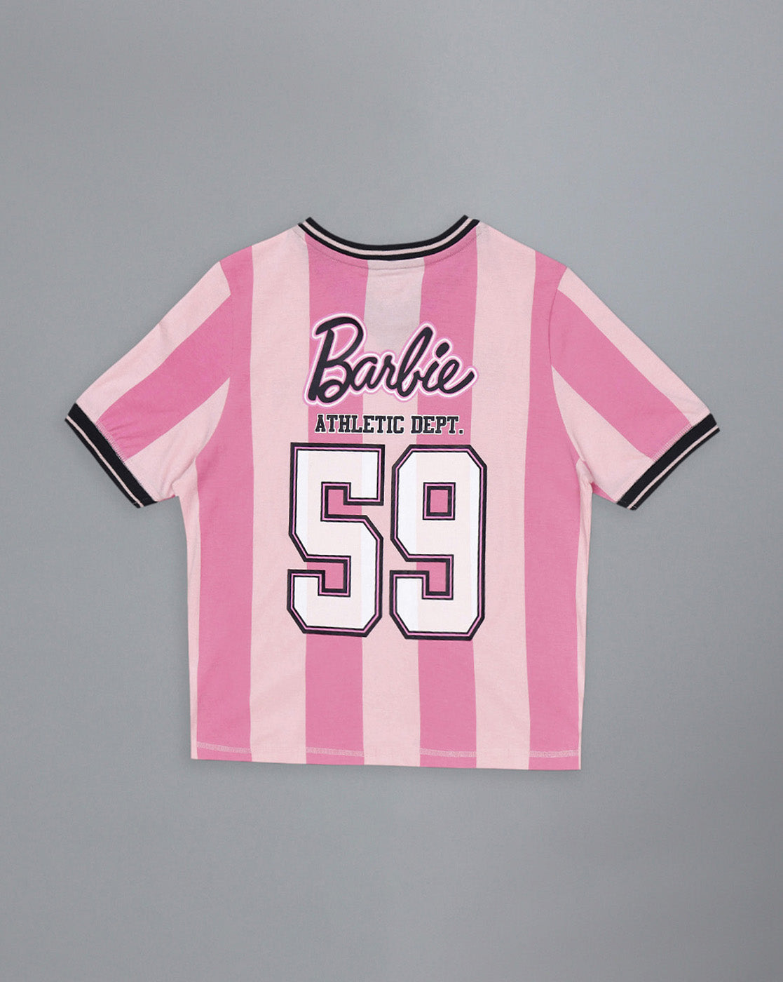 Barbie Printed Regular Fit Tshirt For Women