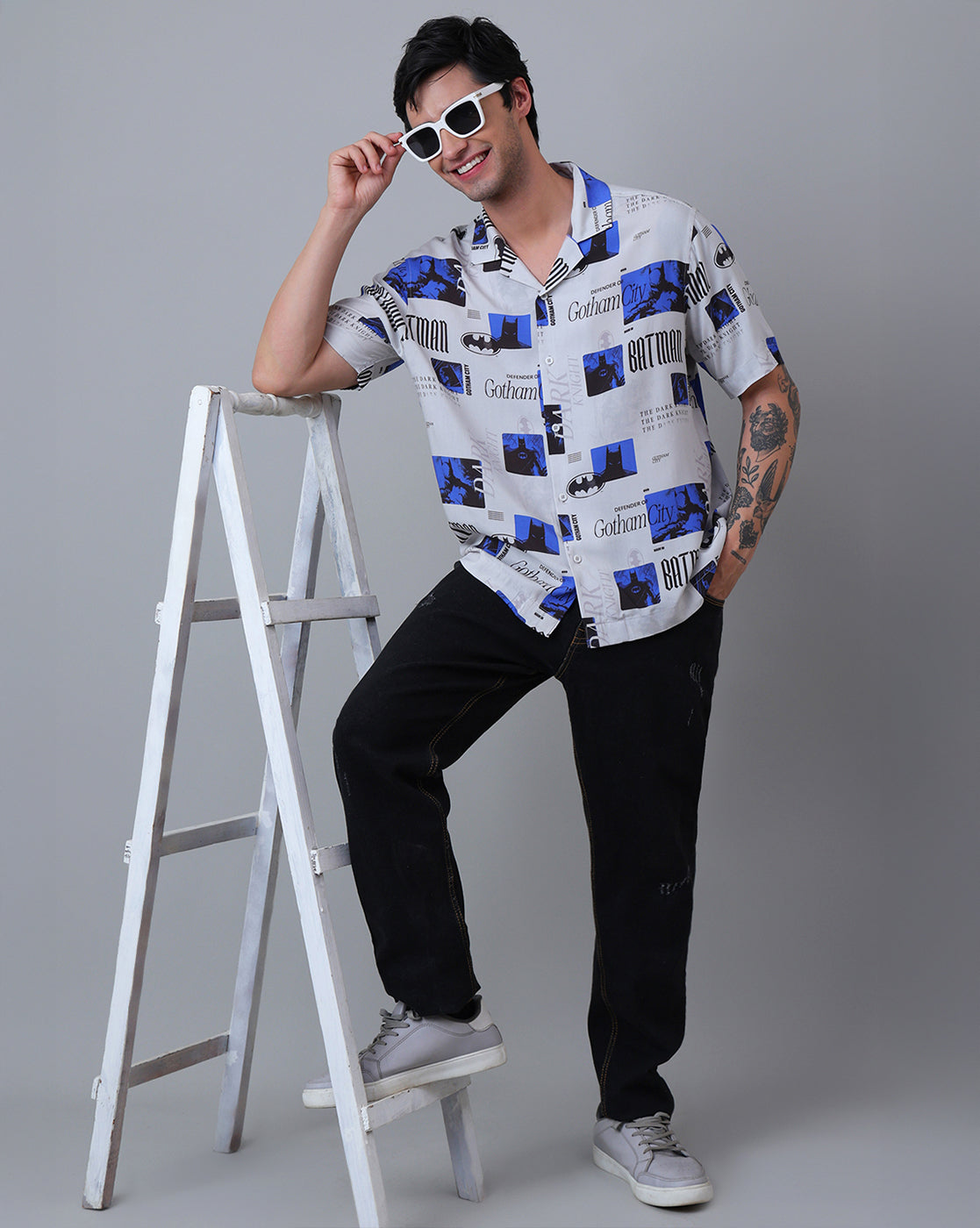 Batman Printed Regular Fit Shirt For Men