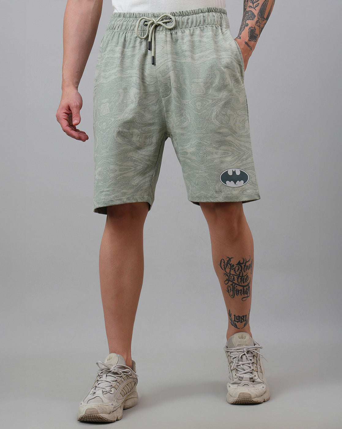 Batman Printed Regular Fit Shorts For Men