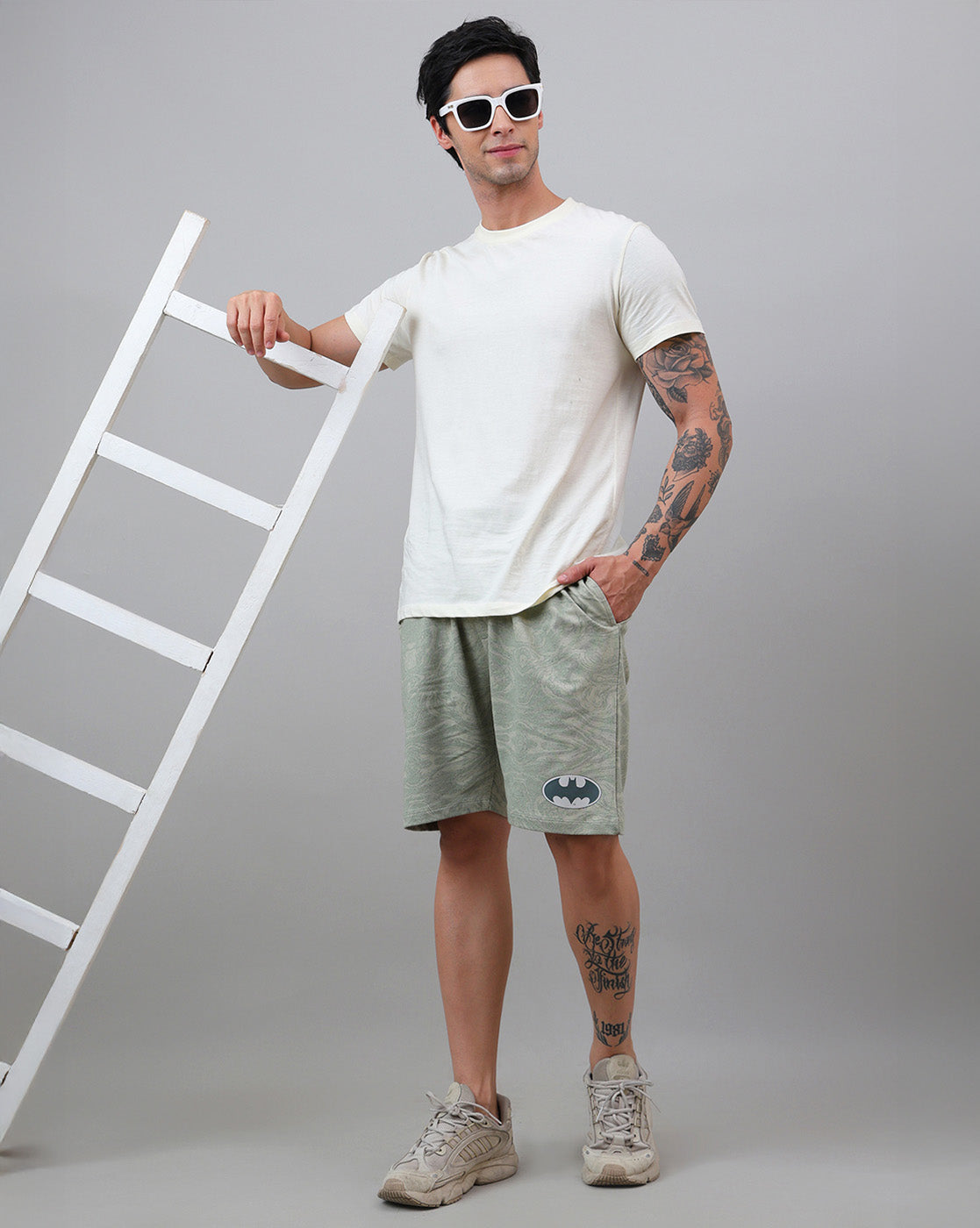 Batman Printed Regular Fit Shorts For Men