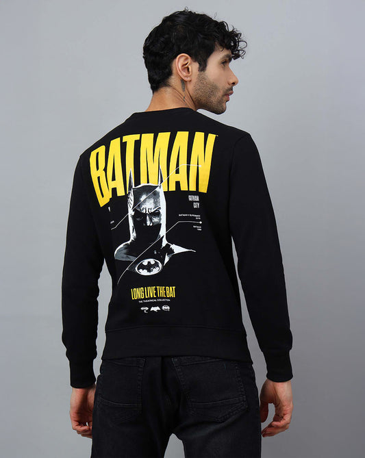 Batman Printed Regular Fit Sweatshirt For Men